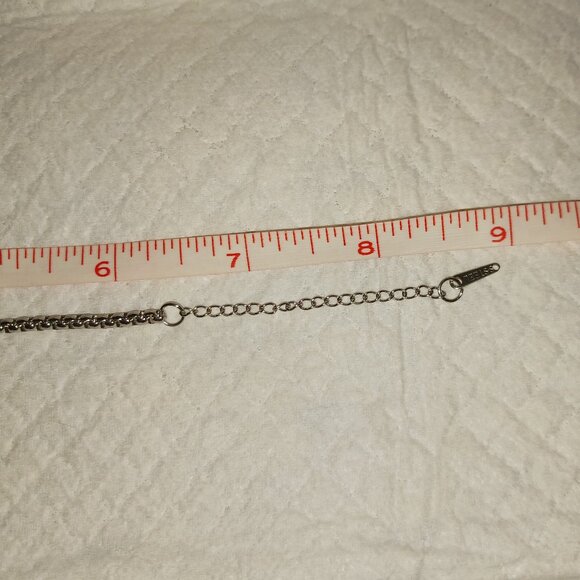 Silver Stainless Steel Witch Celtic Viking Cross Knot Fashion Bracelet NWOT - Picture 9 of 13